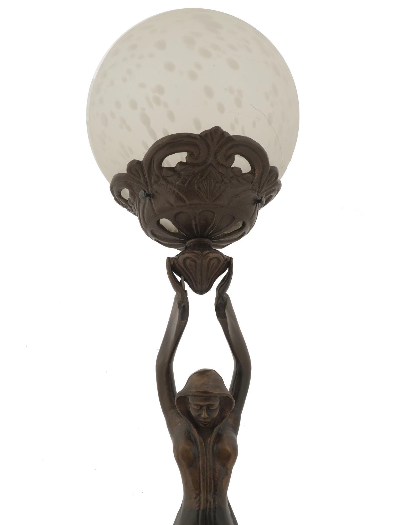 VINTAGE ART DECO STYLE FIGURAL TABLE LAMP PIC-4